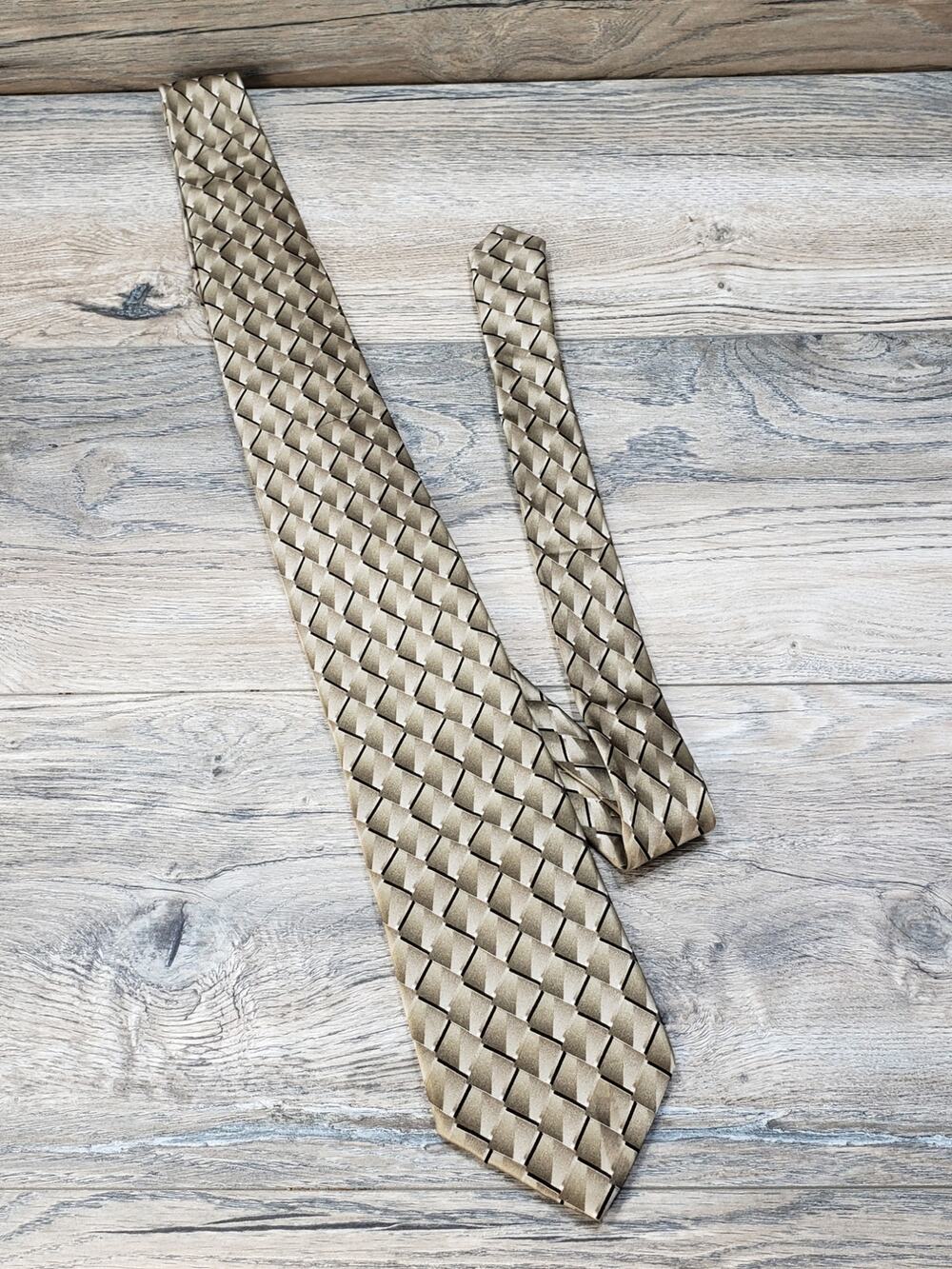 John Bartlett Brown/Black Men's Tie